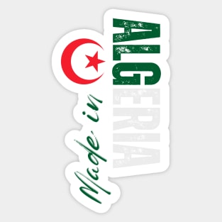 Algeria flag, Algerian flag Sticker
